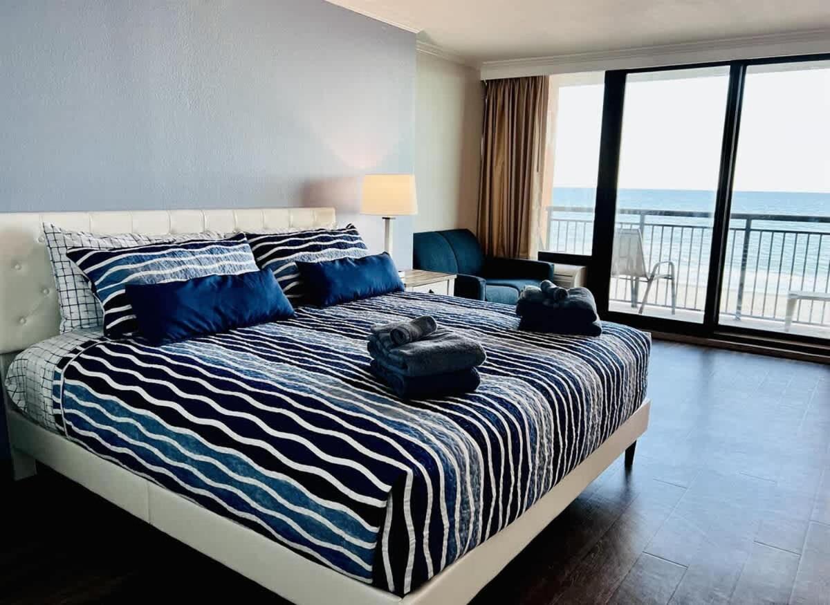 *Oceanfront Sunny Fun*Queen Beds *Great Pools, Hot Tubs+*M44 Myrtle Beach Extérieur photo